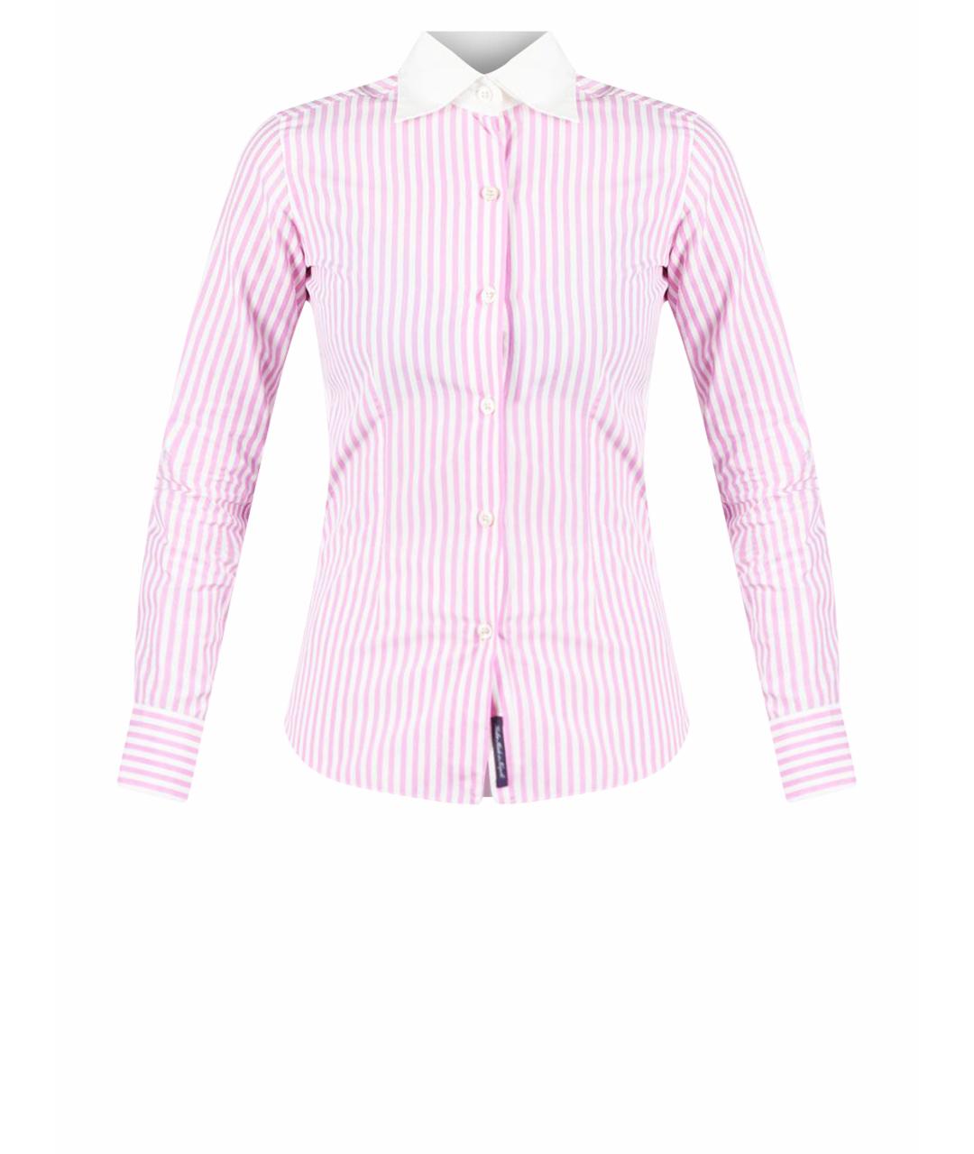 PATRICK HELLMANN Розовая хлопковая рубашка, фото 1