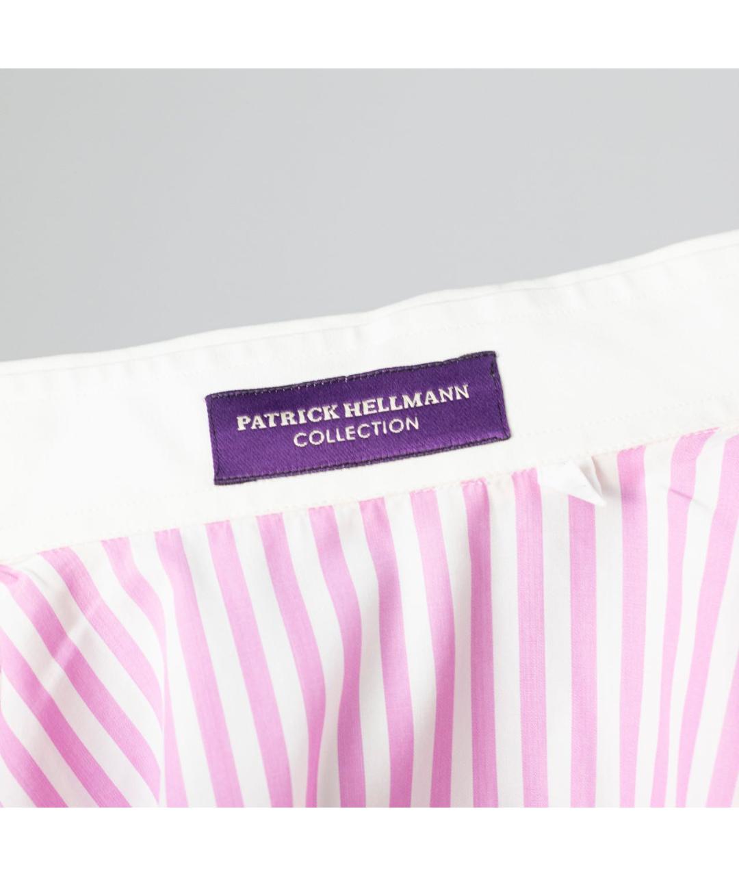 PATRICK HELLMANN Розовая хлопковая рубашка, фото 7