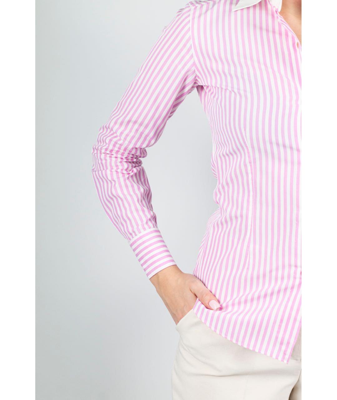 PATRICK HELLMANN Розовая хлопковая рубашка, фото 8