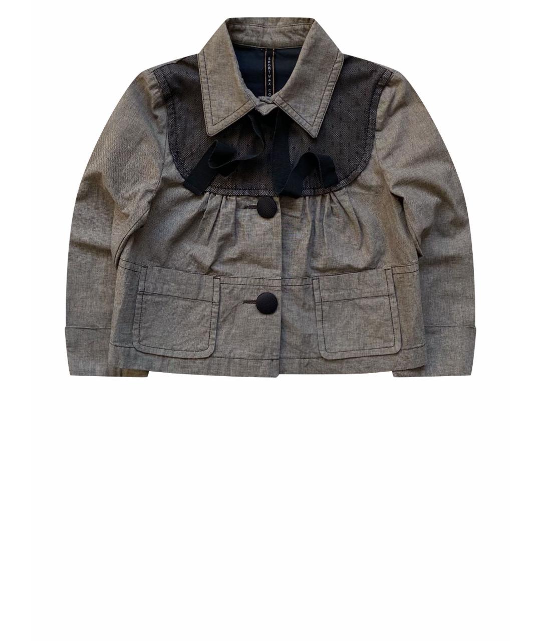 SPORTMAX Бежевый хлопковый жакет/пиджак, фото 1