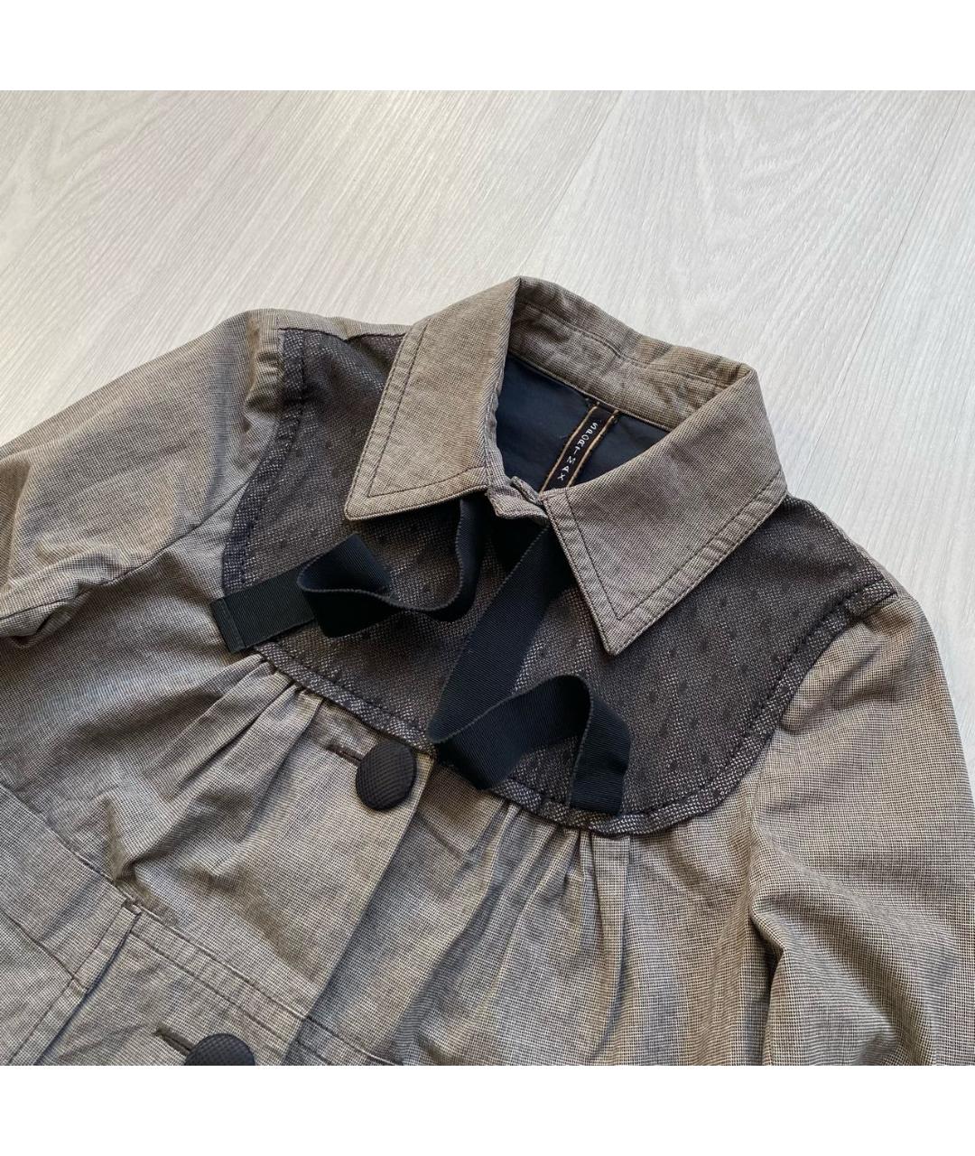 SPORTMAX Бежевый хлопковый жакет/пиджак, фото 2