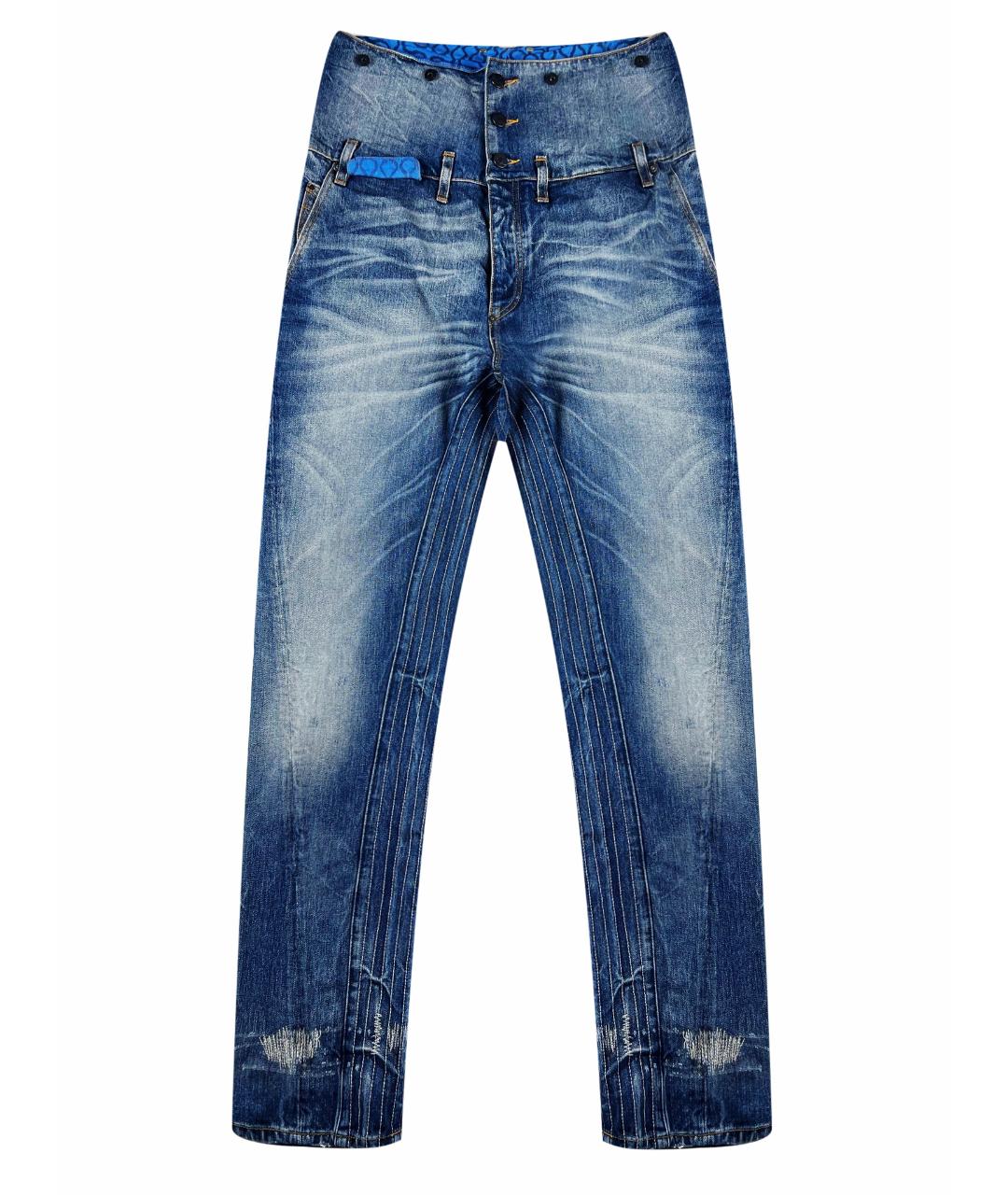 VIVIENNE WESTWOOD ANGLOMANIA Голубые хлопковые джинсы, фото 1