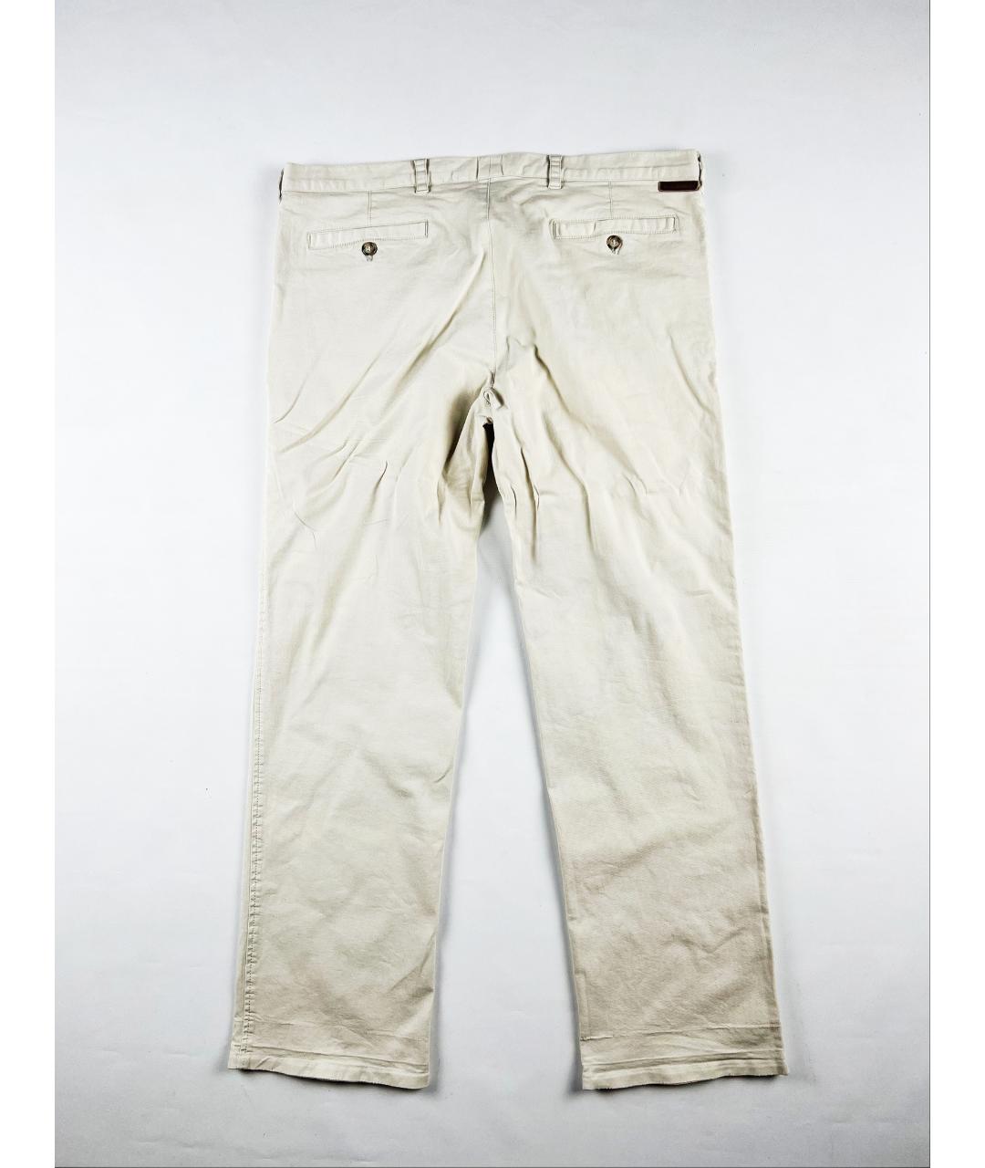 PRADA Бежевые хлопковые брюки чинос, фото 6