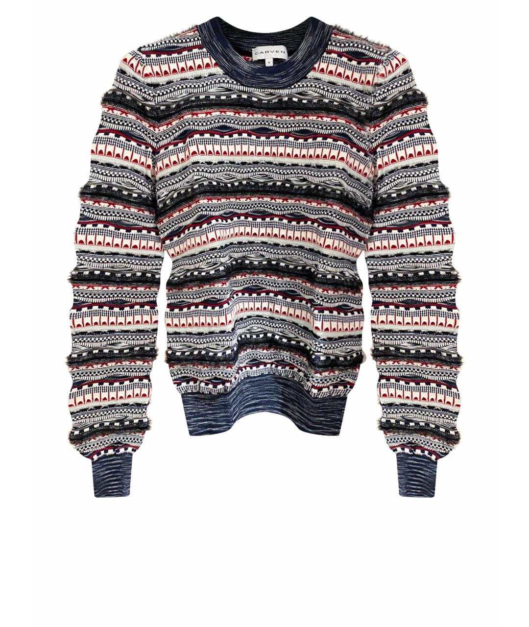 CARVEN Мульти хлопковый джемпер / свитер, фото 1