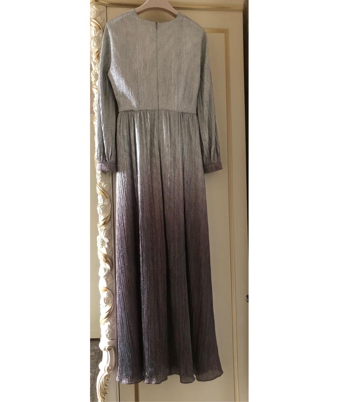 ARAIDA Серебряное полиэстеровое вечернее платье, фото 2