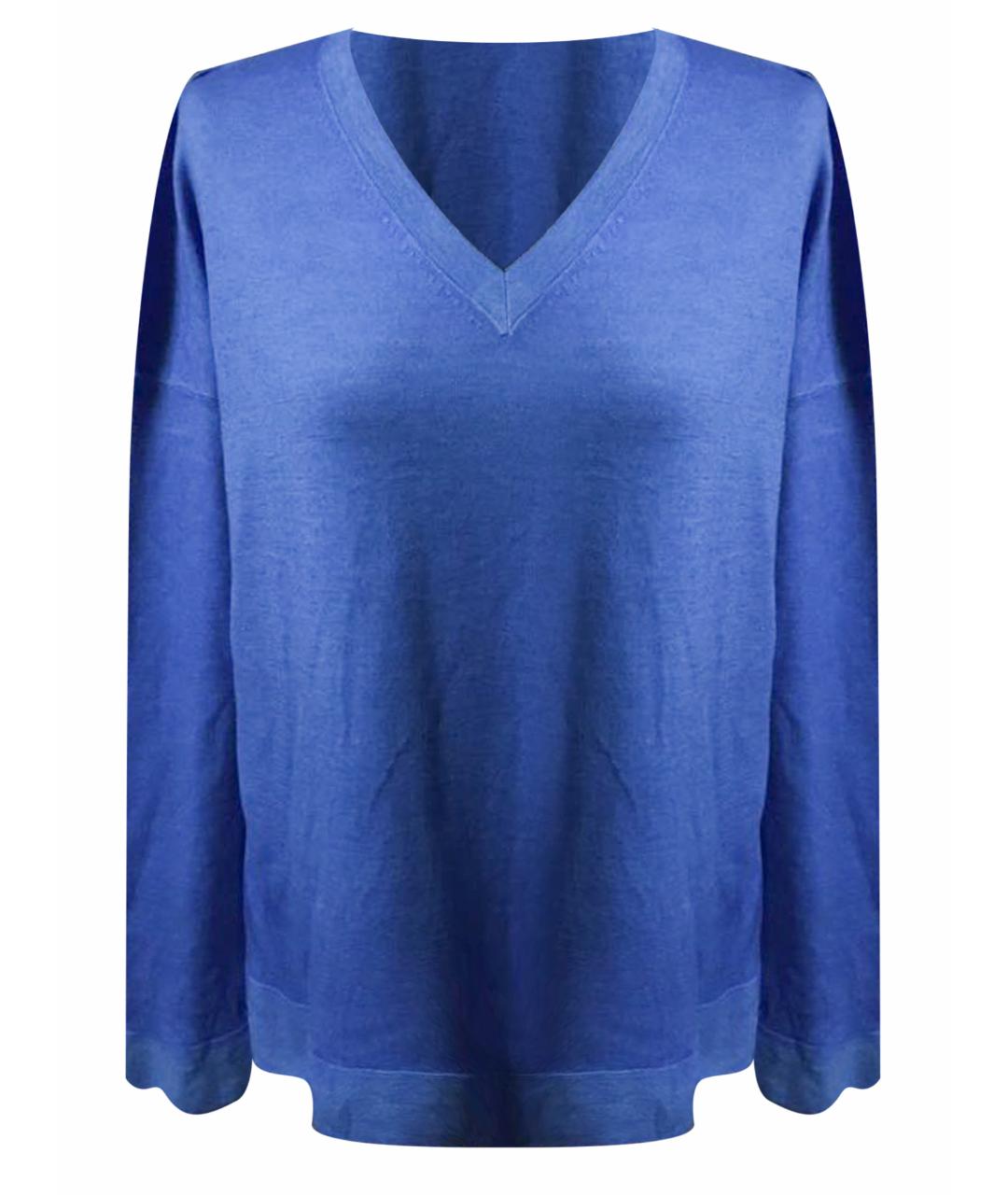 GRAN SASSO Синий шерстяной джемпер / свитер, фото 1
