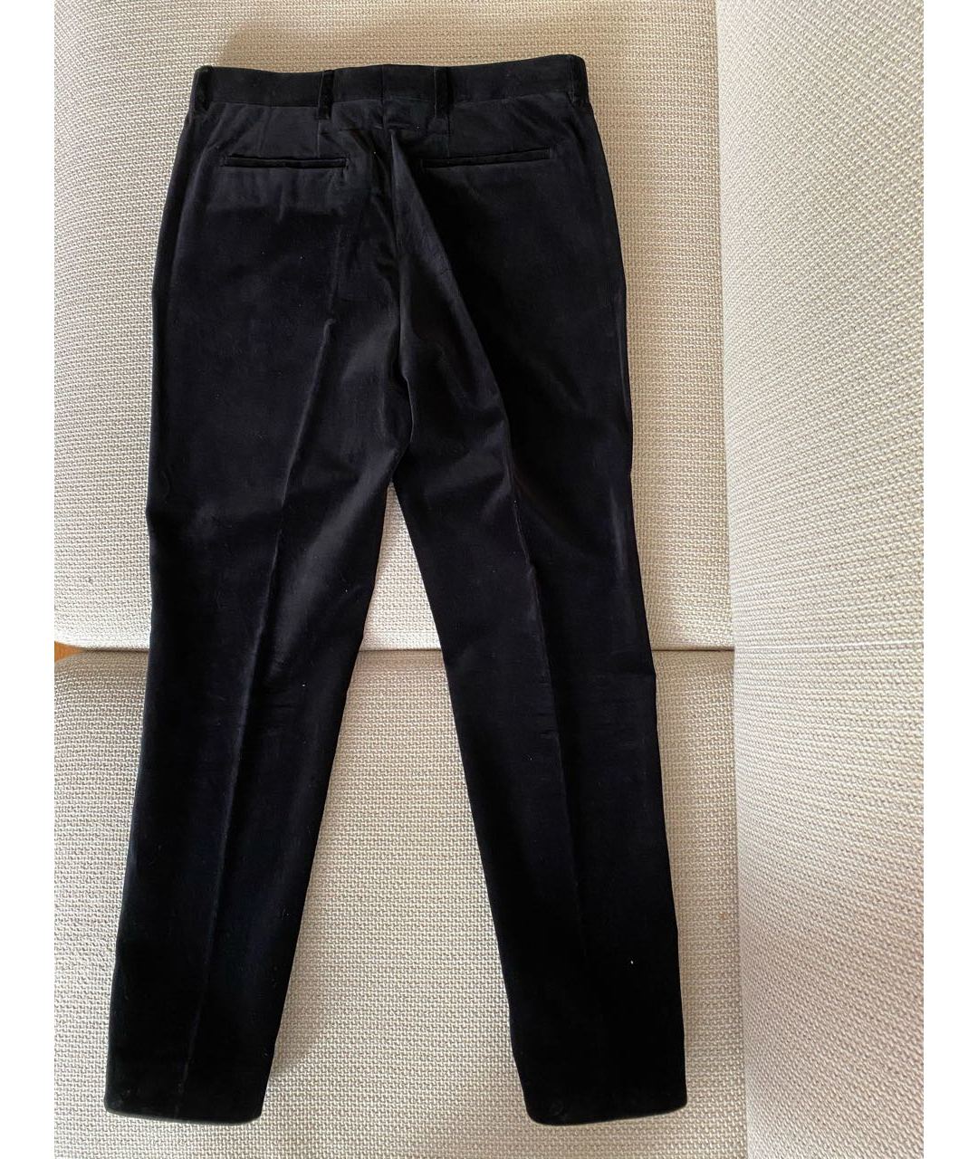 GIVENCHY Черные бархатные классические брюки, фото 2