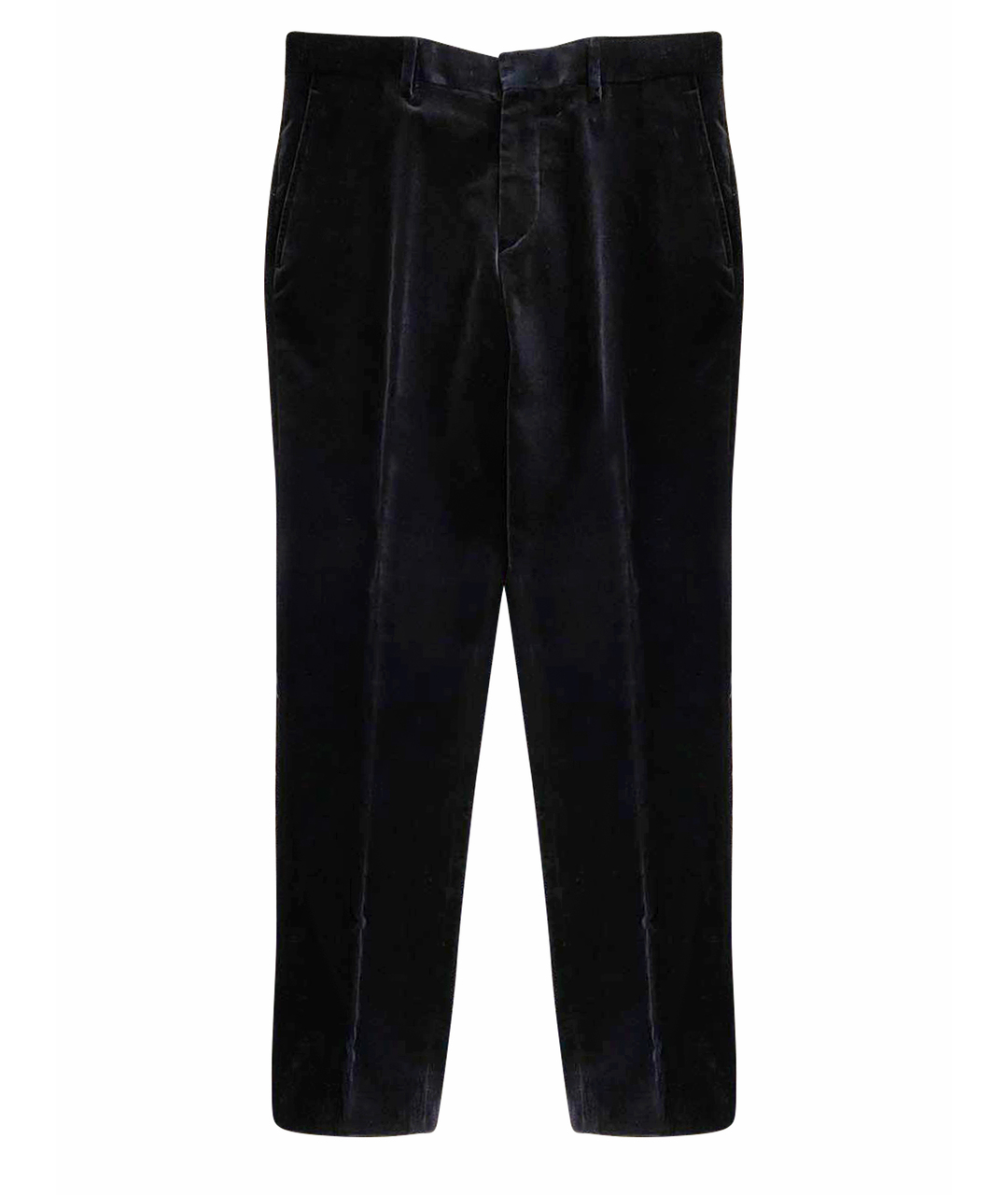 GIVENCHY Черные бархатные классические брюки, фото 1