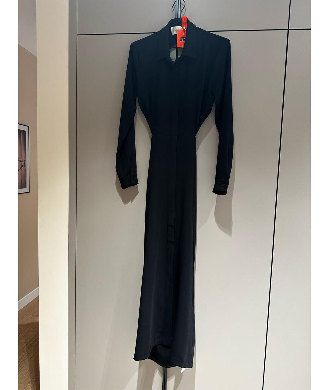 SASHAVERSE Черное полиэстеровое вечернее платье, фото 5