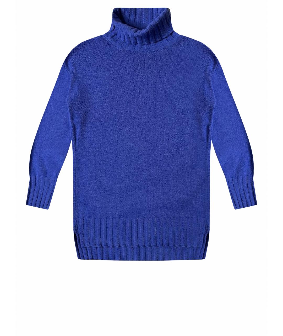 PANICALE Синий кашемировый джемпер / свитер, фото 1