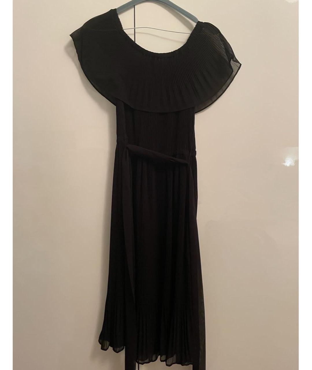 MICHAEL KORS Черное полиэстеровое вечернее платье, фото 3