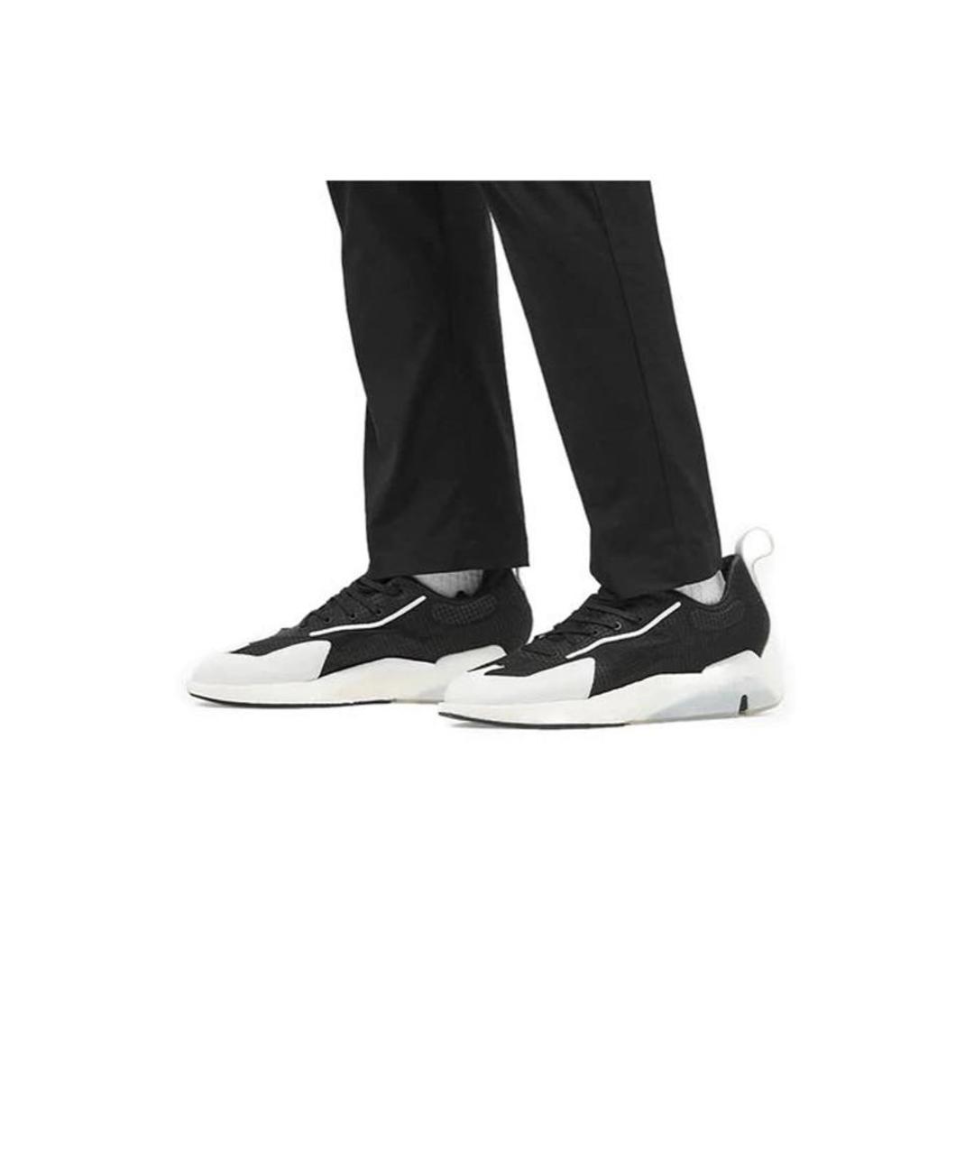 Y-3 Черные низкие кроссовки / кеды, фото 2