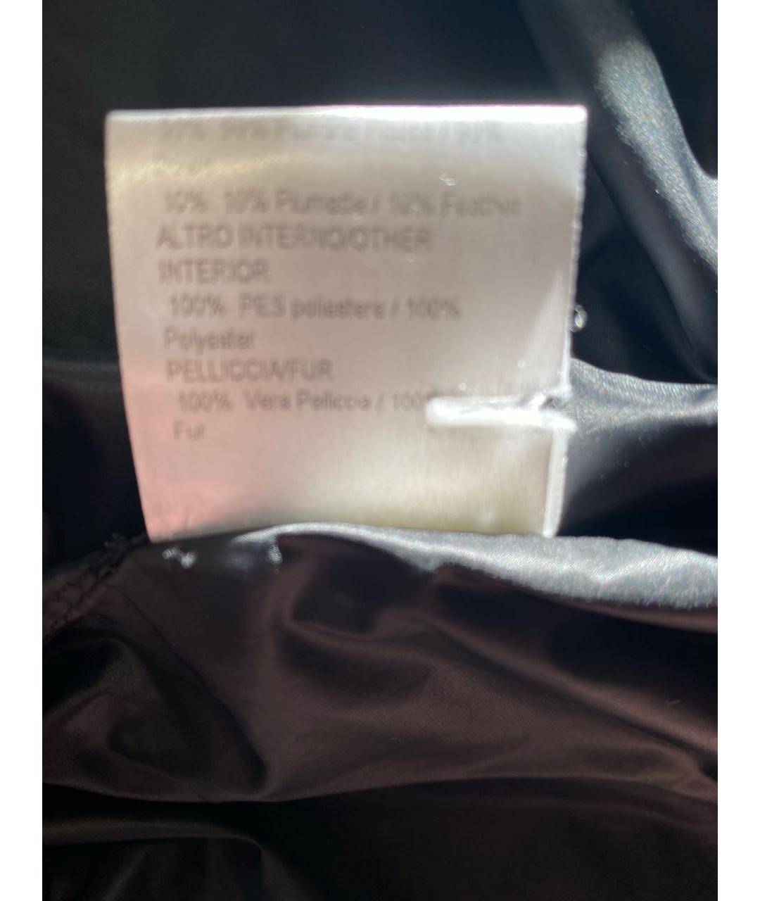 ERMANNO SCERVINO Черная кожаная куртка, фото 8