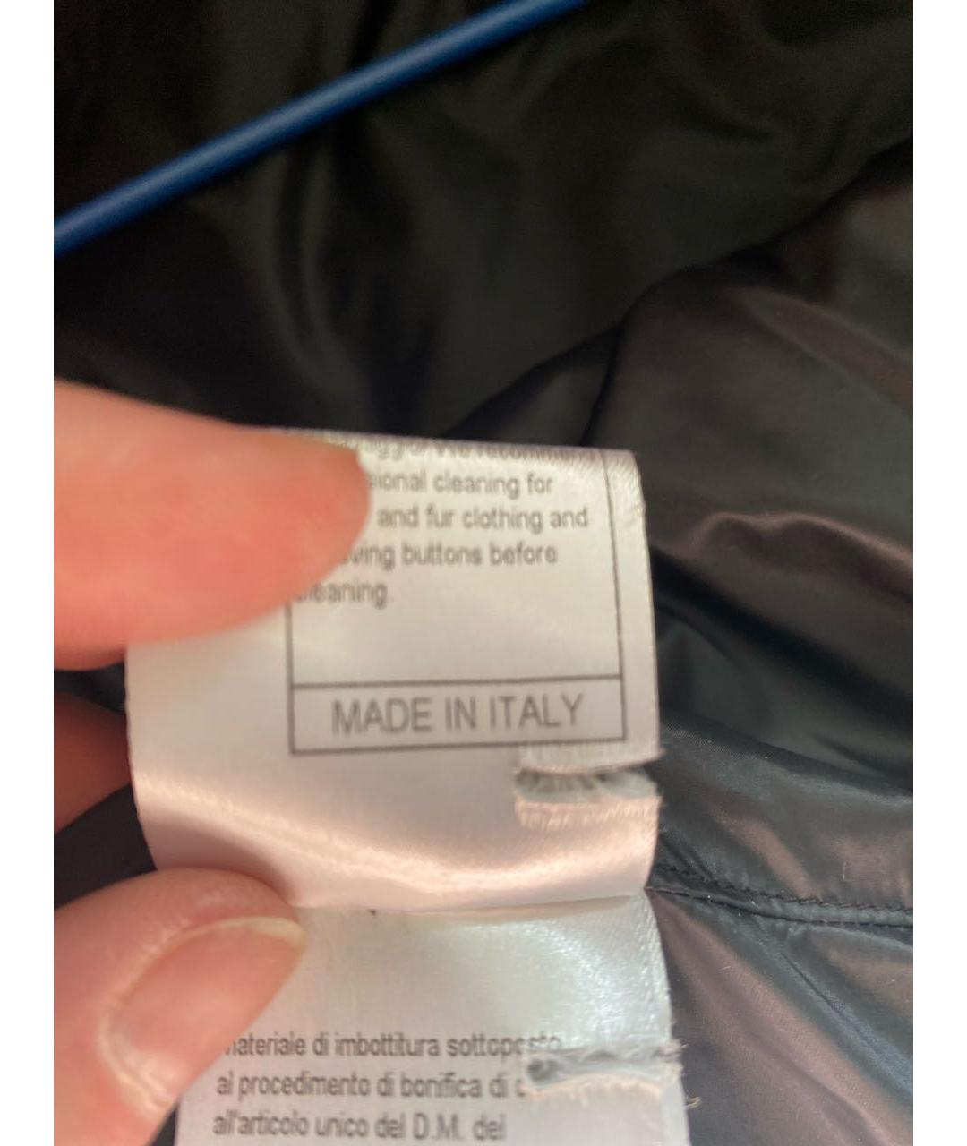 ERMANNO SCERVINO Черная кожаная куртка, фото 6