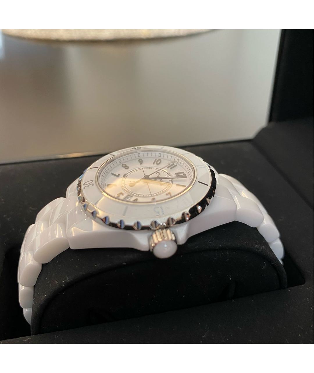 CHANEL PRE-OWNED Белые керамические часы, фото 7