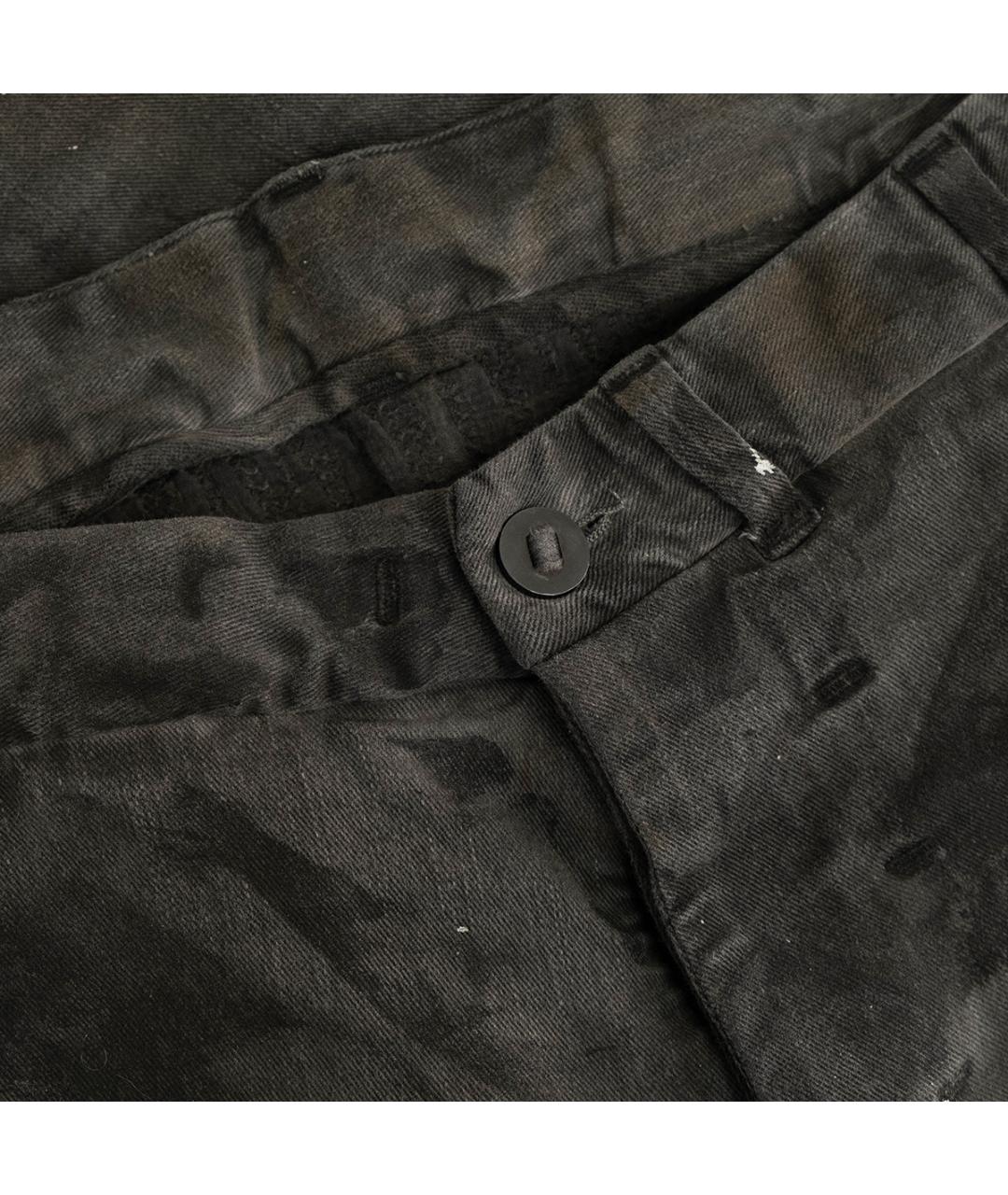 BORIS BIDJAN Серые хлопковые джинсы скинни, фото 4
