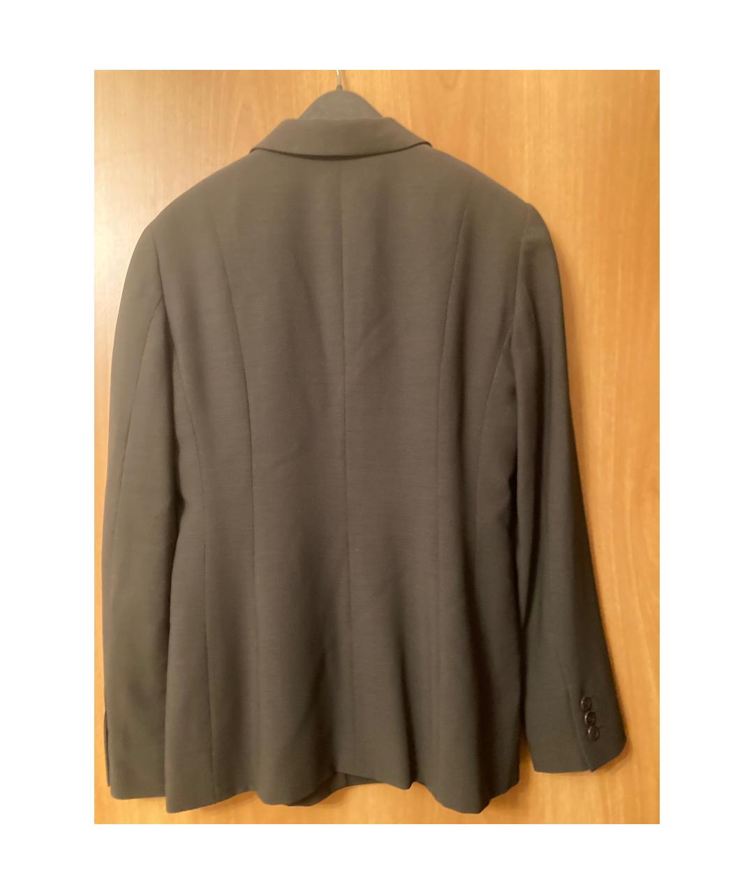 ARMANI COLLEZIONI Зеленый шерстяной жакет/пиджак, фото 3