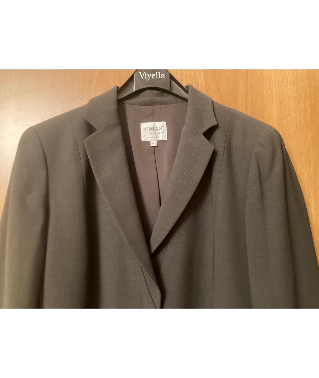 ARMANI COLLEZIONI Зеленый шерстяной жакет/пиджак, фото 5