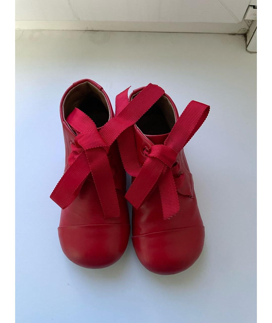 Age Of Innocence Красные кожаные ботинки, фото 2