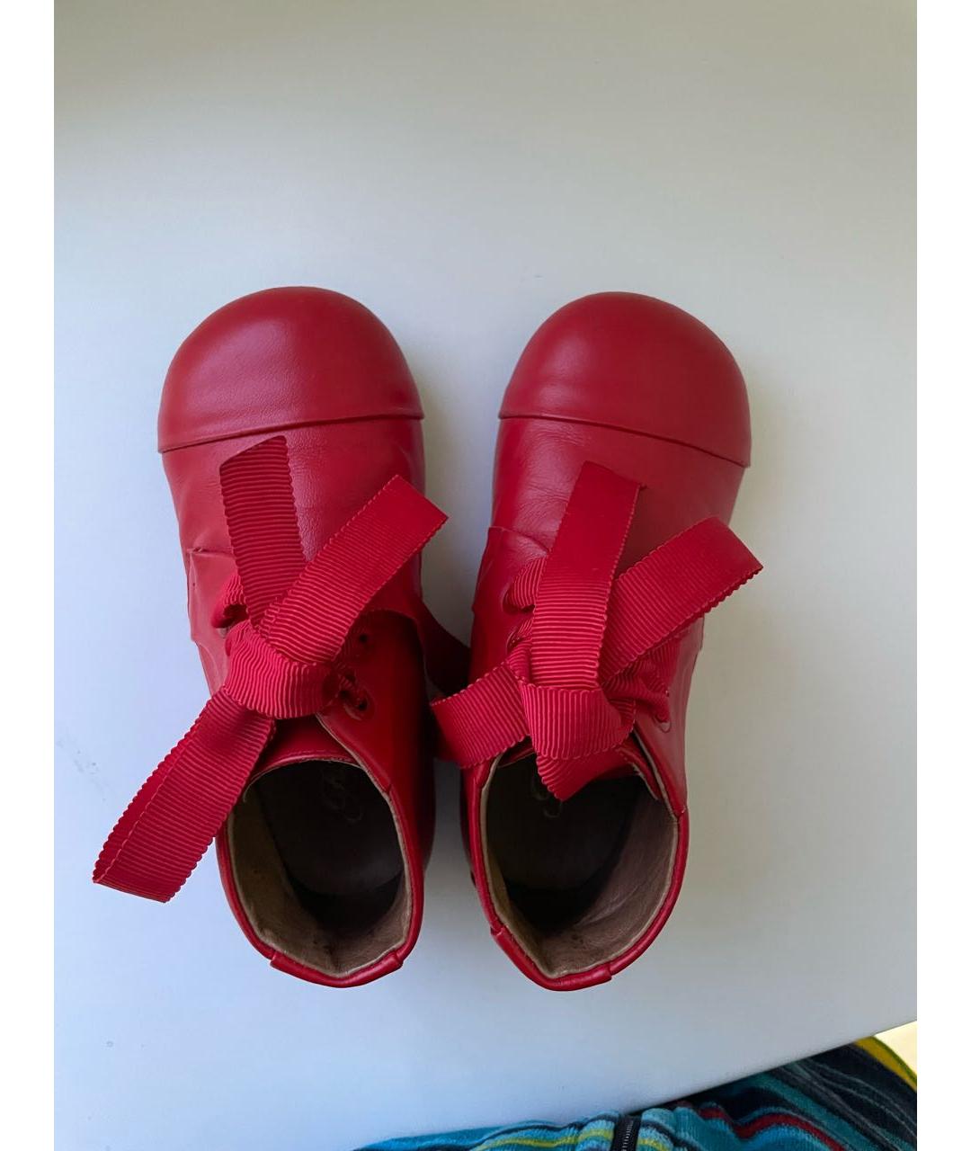 Age Of Innocence Красные кожаные ботинки, фото 3