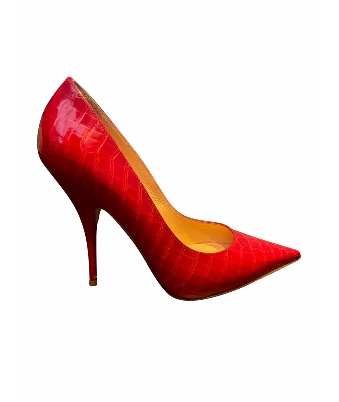 CASADEI Красные туфли из лакированной кожи, фото 1