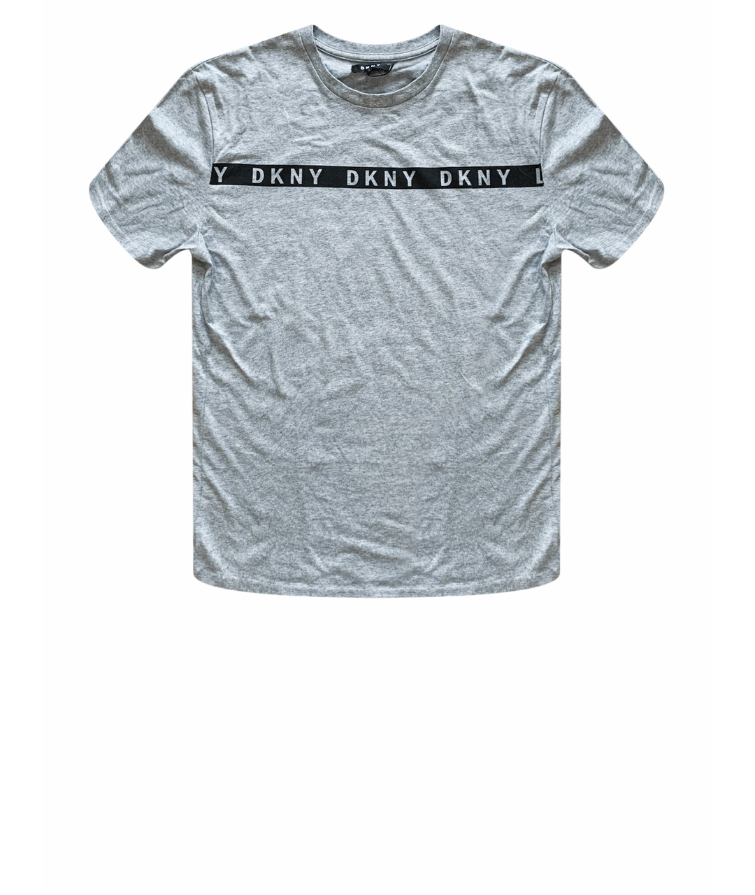 DKNY Серая хлопковая футболка, фото 1