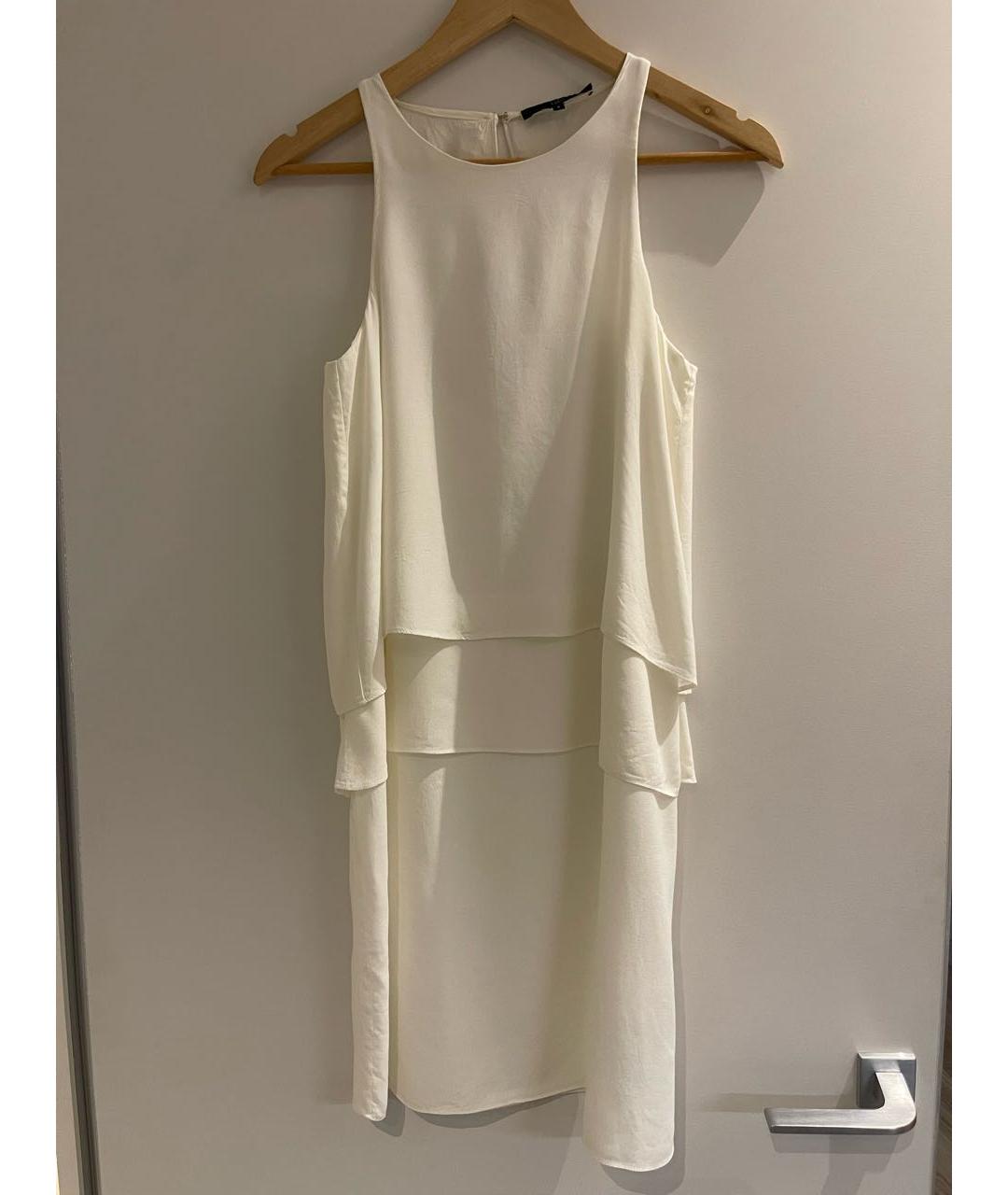 TIBI Белое коктейльное платье, фото 6