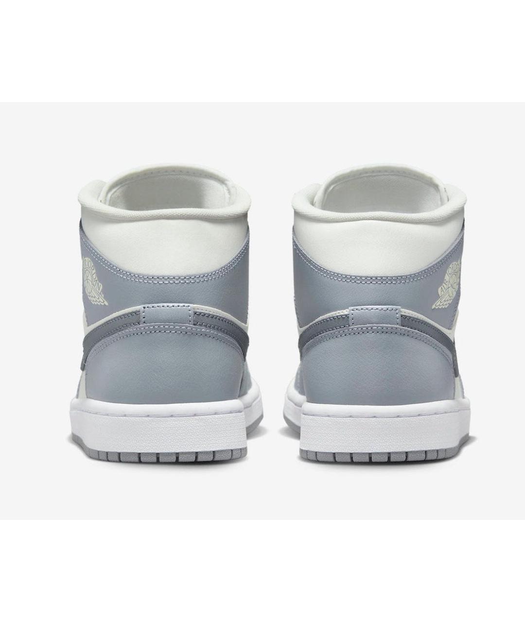 JORDAN Серые кожаные кроссовки, фото 4