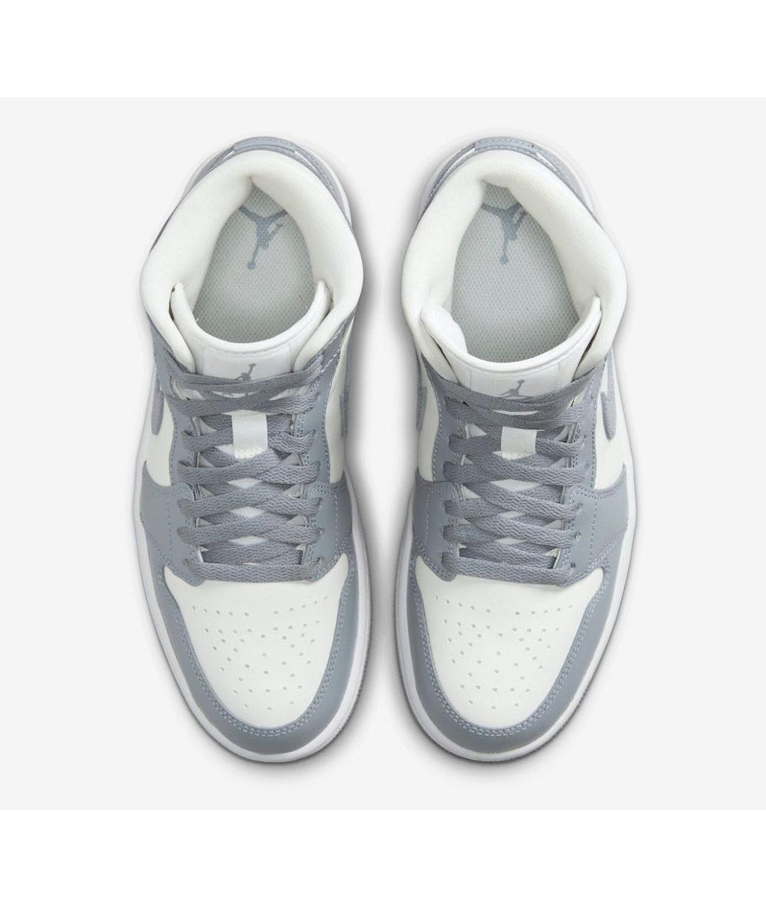 JORDAN Серые кожаные кроссовки, фото 3