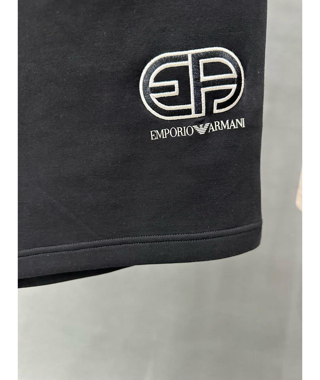EMPORIO ARMANI Черные шорты, фото 2