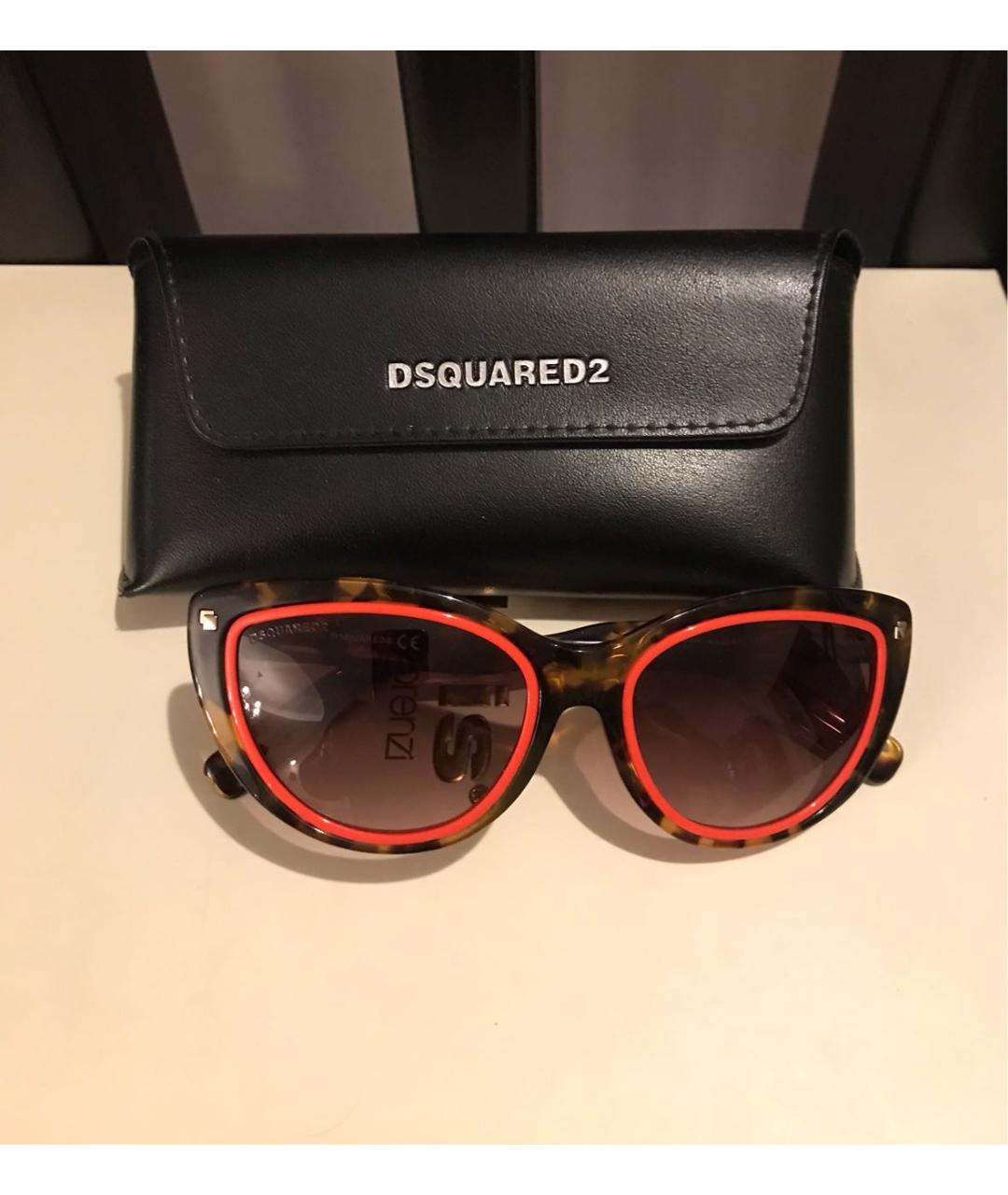 DSQUARED2 Коричневые солнцезащитные очки, фото 2