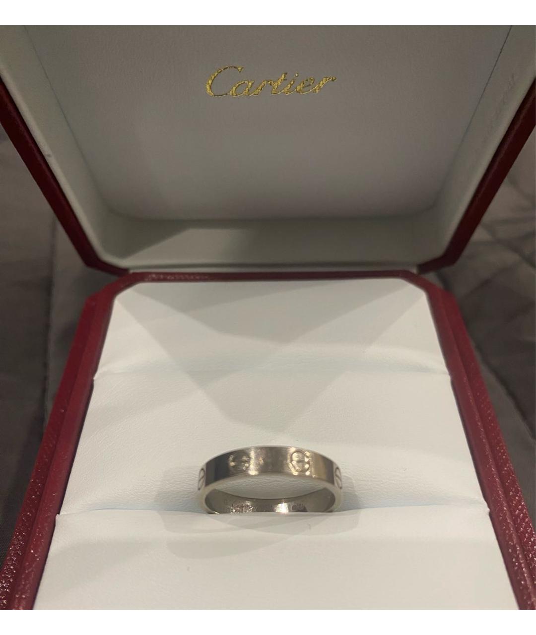 CARTIER Белое кольцо из белого золота, фото 4