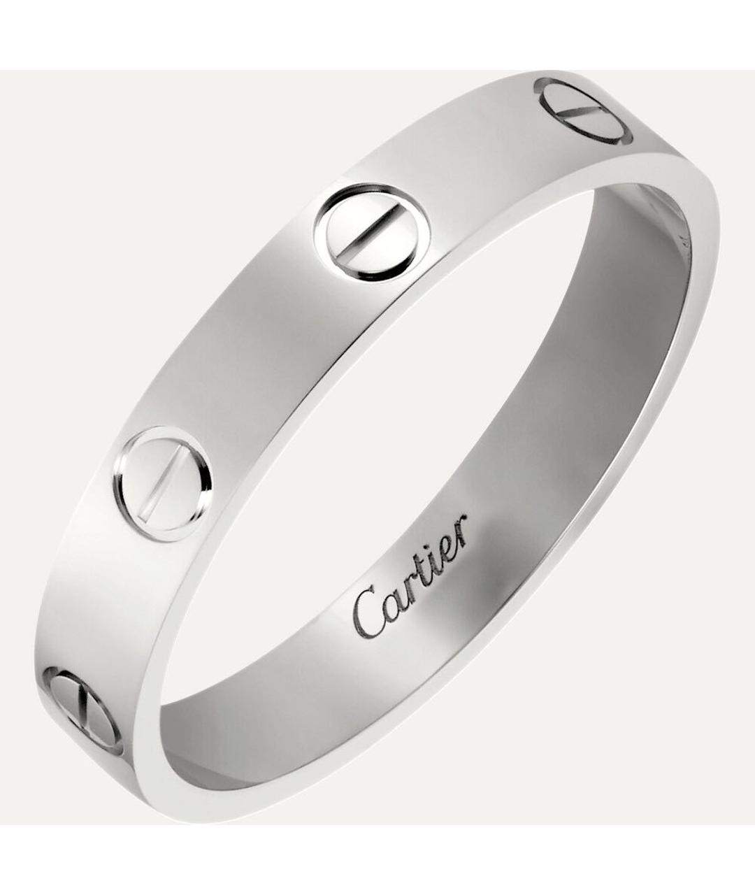 CARTIER Белое кольцо из белого золота, фото 3