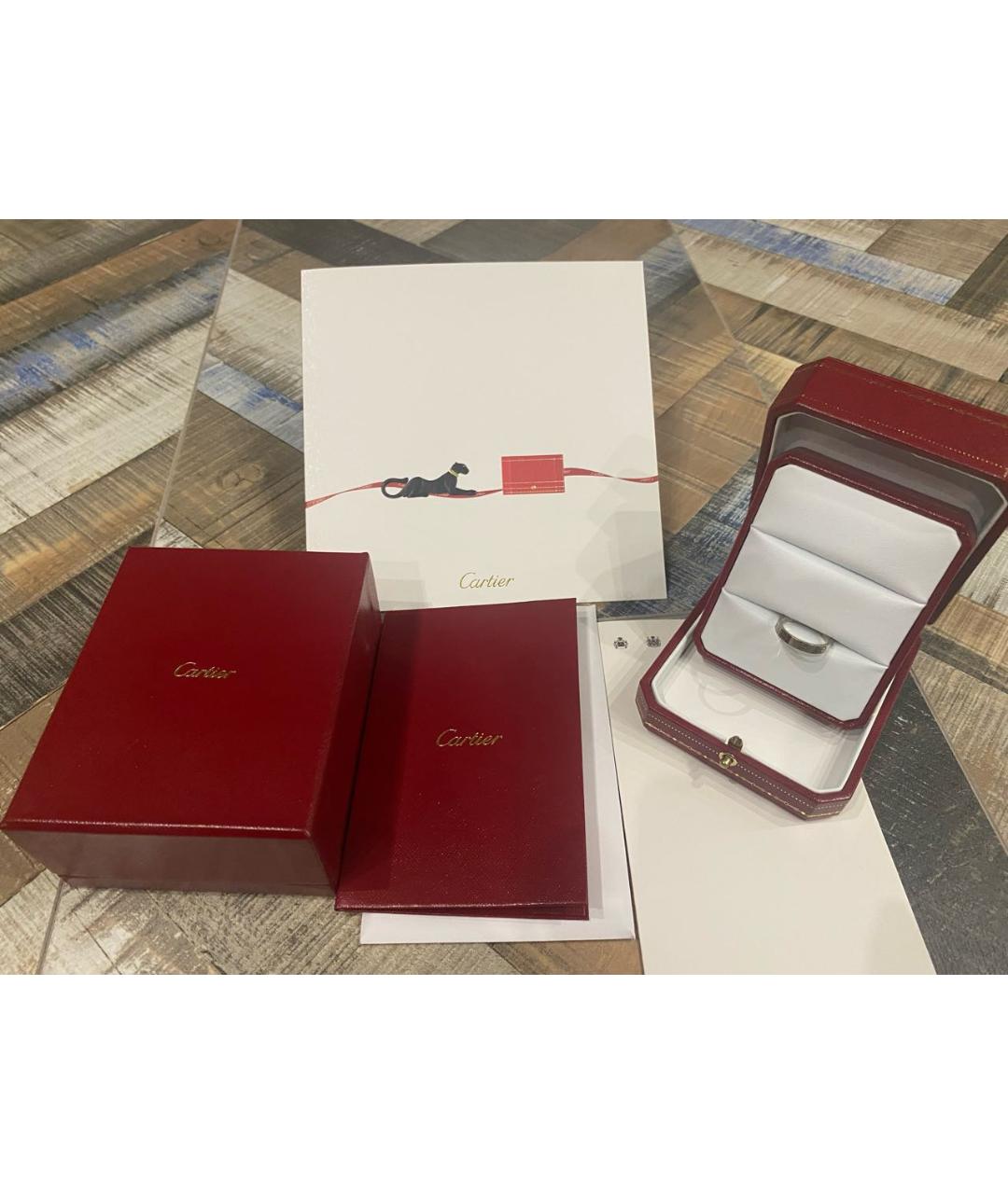 CARTIER Белое кольцо из белого золота, фото 5