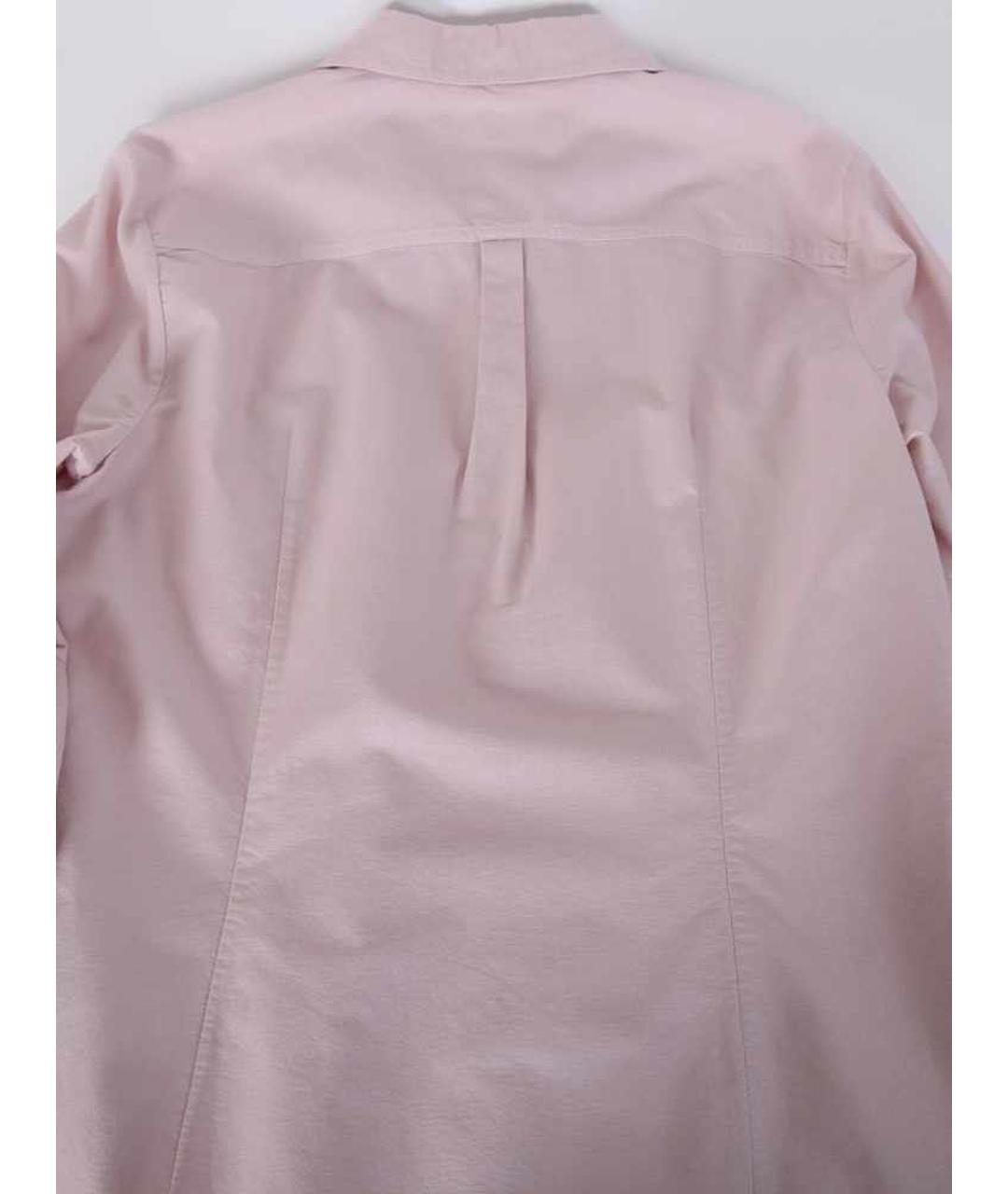 BURBERRY Розовая хлопковая рубашка, фото 4