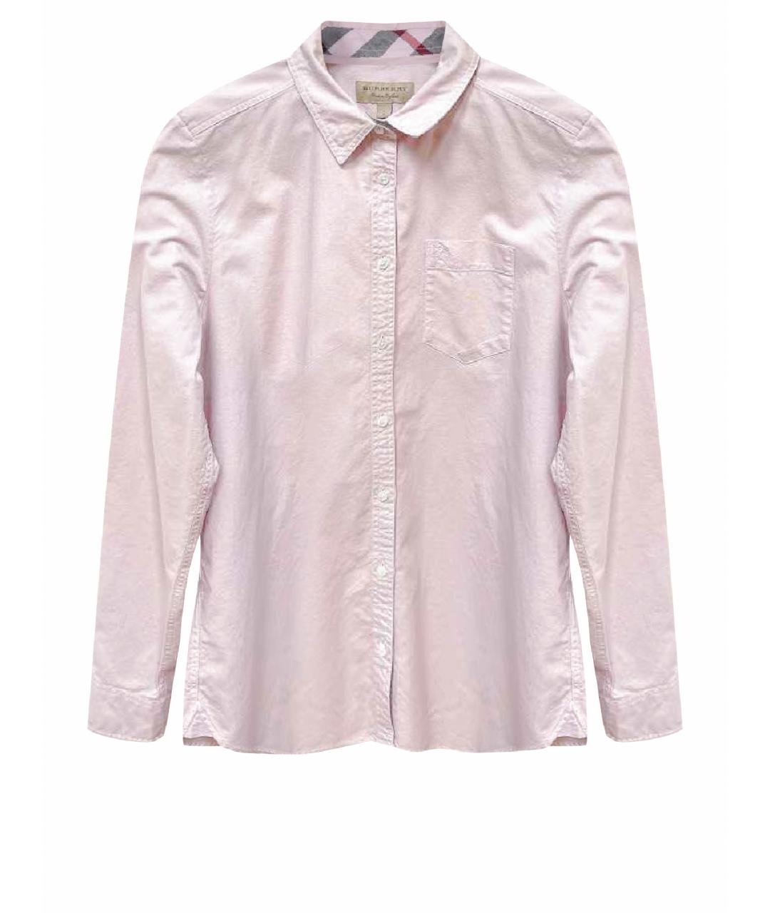 BURBERRY Розовая хлопковая рубашка, фото 1