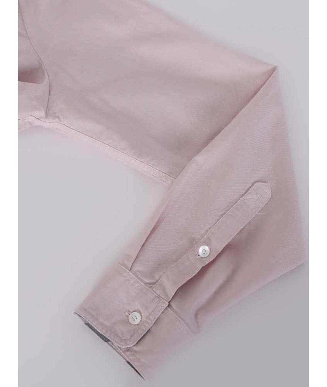 BURBERRY Розовая хлопковая рубашка, фото 7