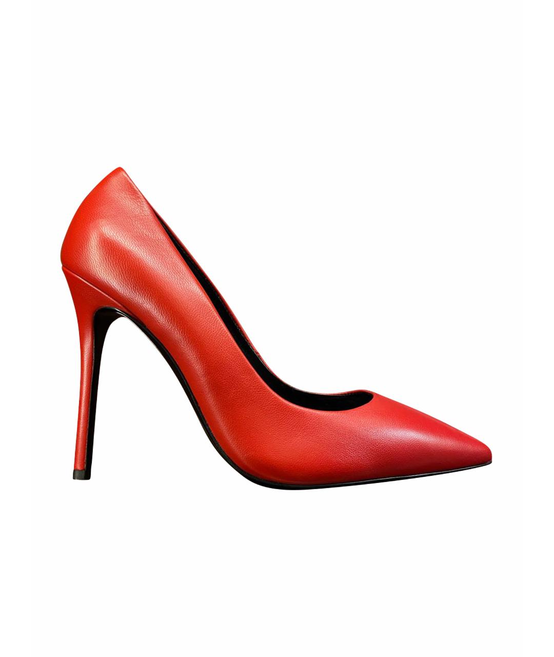 GIUSEPPE ZANOTTI DESIGN Красные кожаные туфли, фото 1