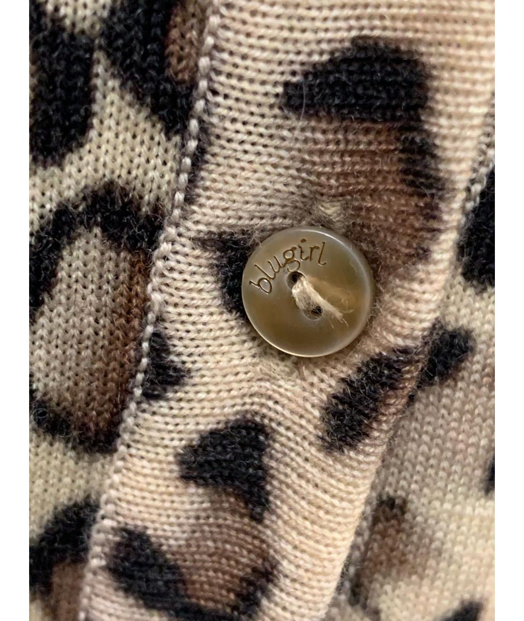 BLUGIRL Бежевый шерстяной джемпер / свитер, фото 2