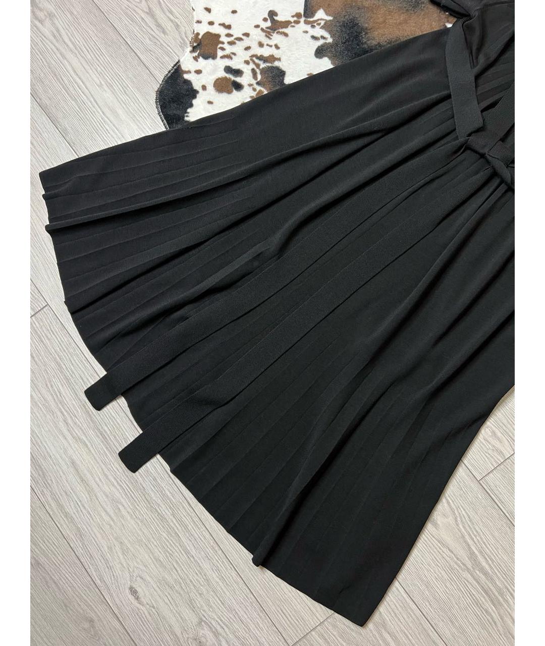 CELINE Черное шерстяное платье, фото 6