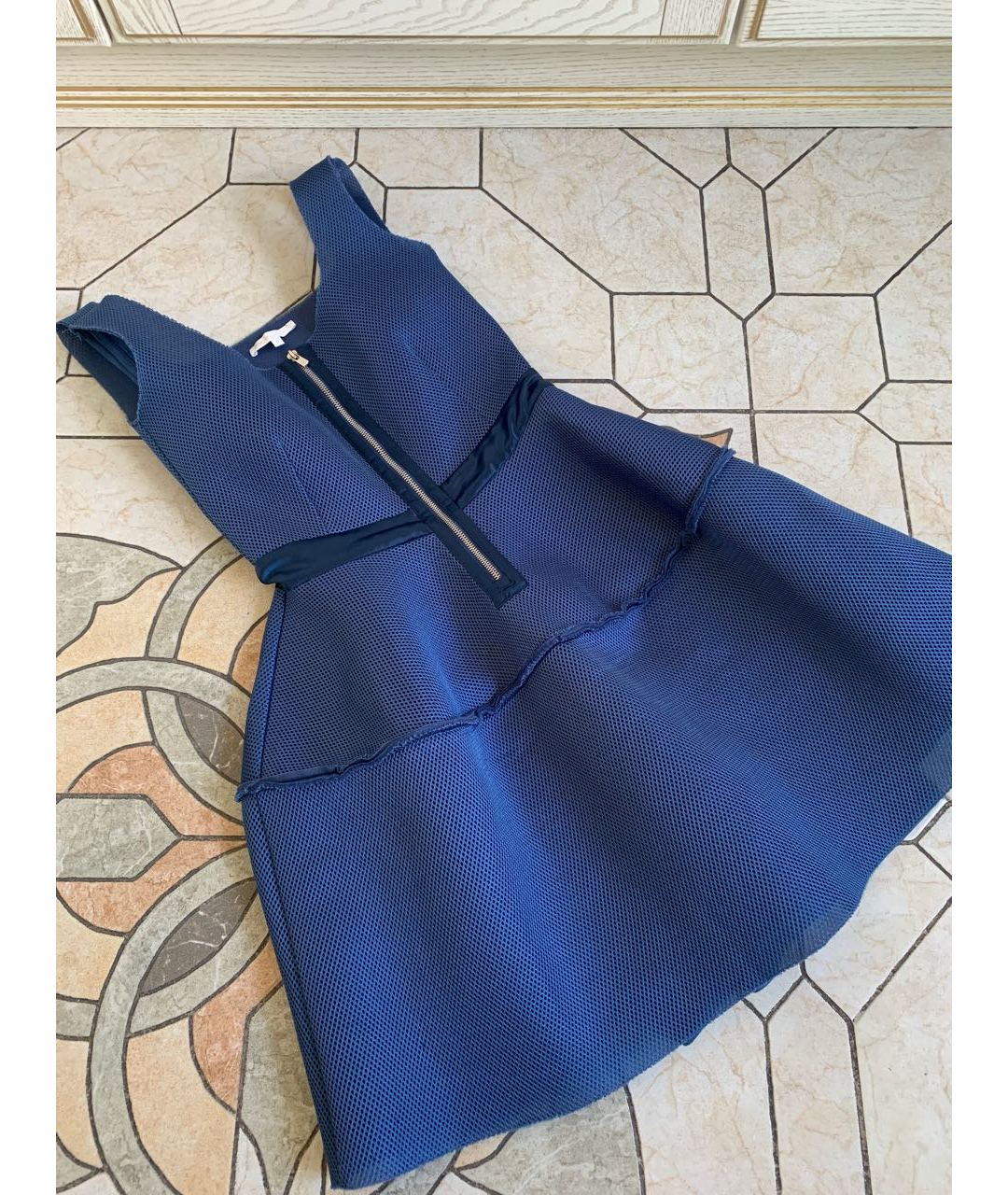 MAJE Темно-синее коктейльное платье, фото 2