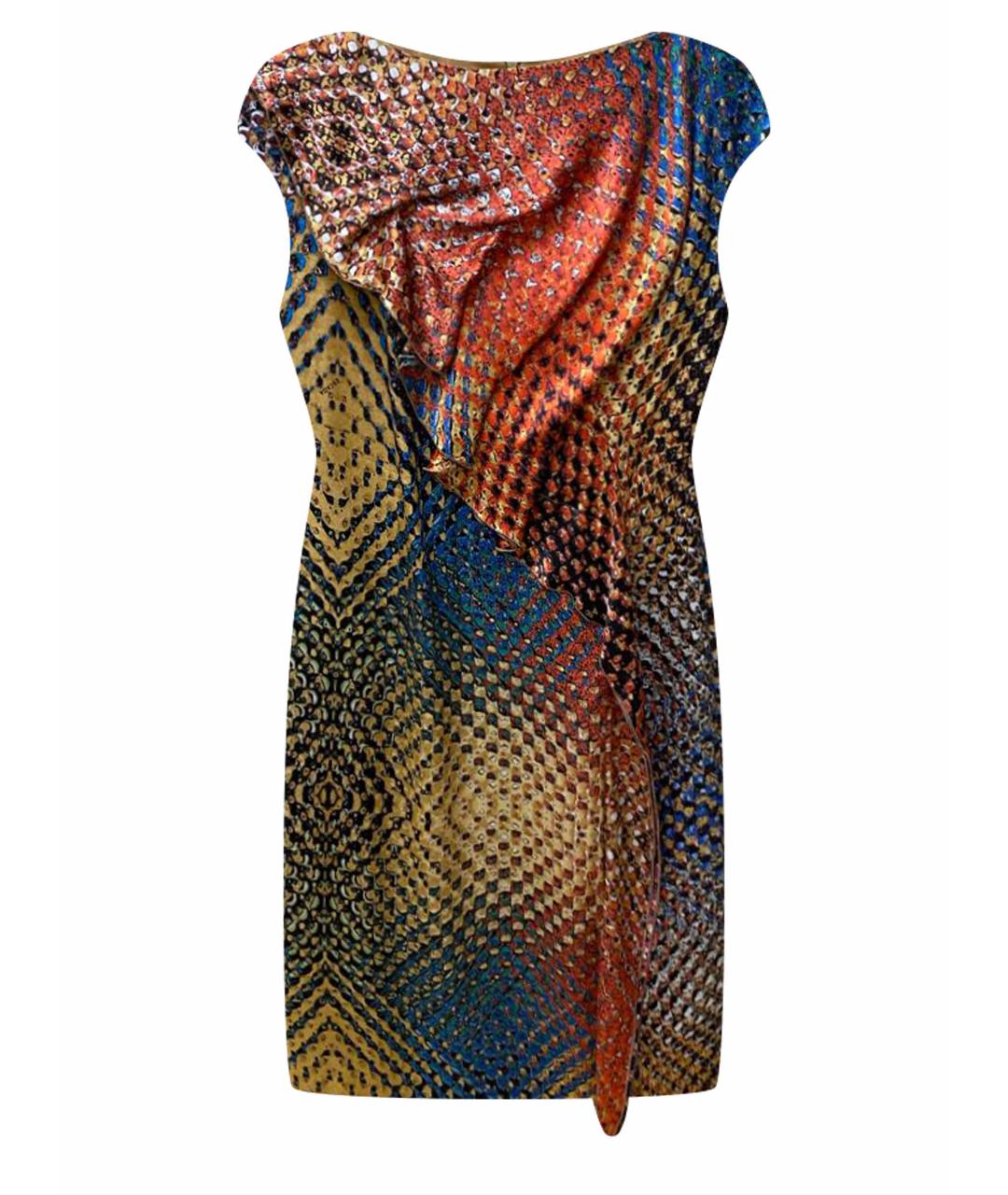 ESCADA Мульти шелковое платье, фото 1