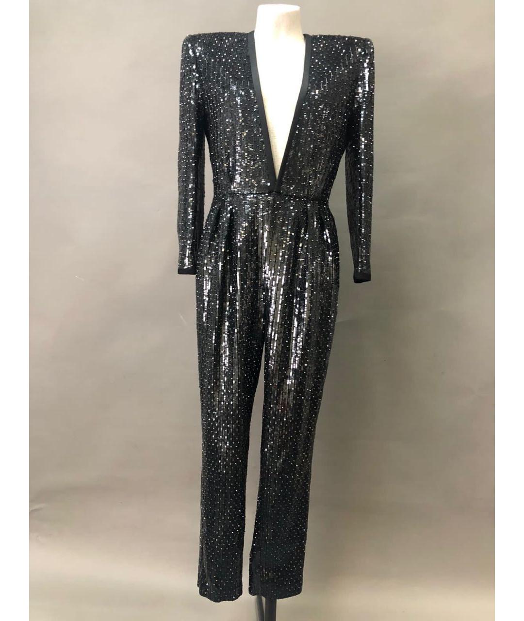 SAINT LAURENT Черный комбинезон, фото 8