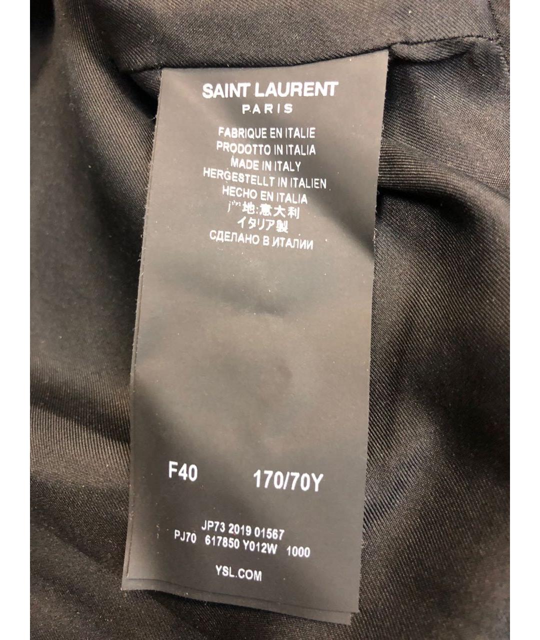 SAINT LAURENT Черный комбинезон, фото 5
