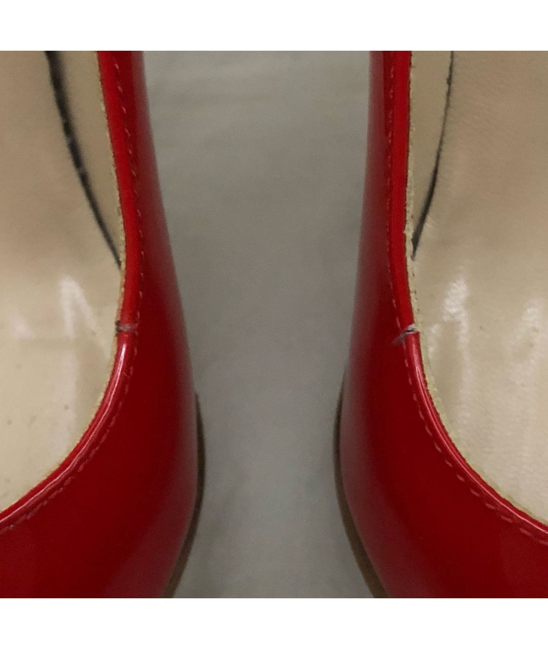 MANOLO BLAHNIK Красные туфли из лакированной кожи, фото 8