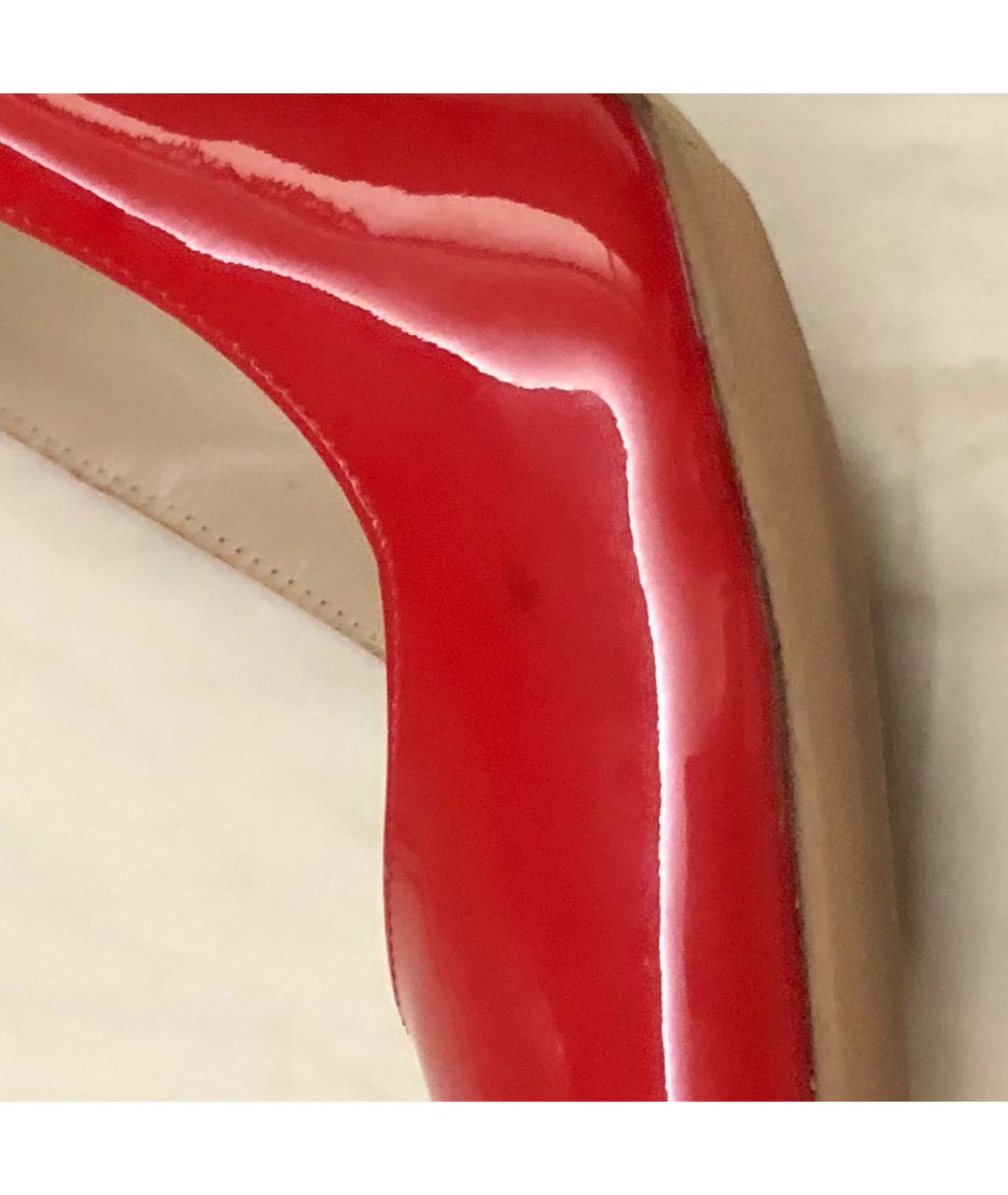 MANOLO BLAHNIK Красные туфли из лакированной кожи, фото 7