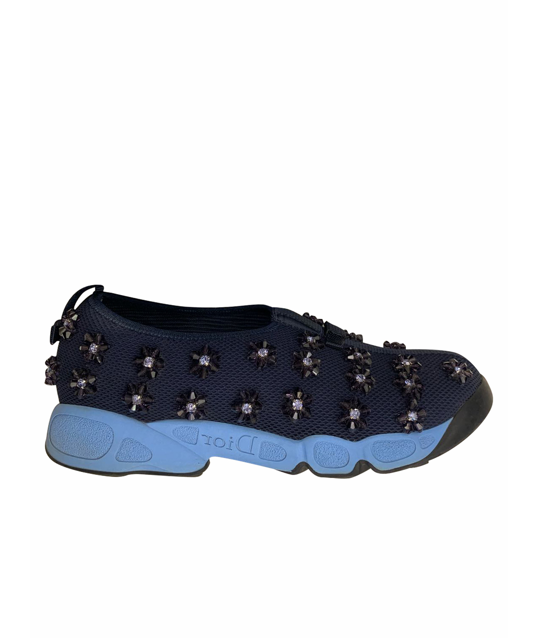 CHRISTIAN DIOR PRE-OWNED Темно-синие кроссовки, фото 1