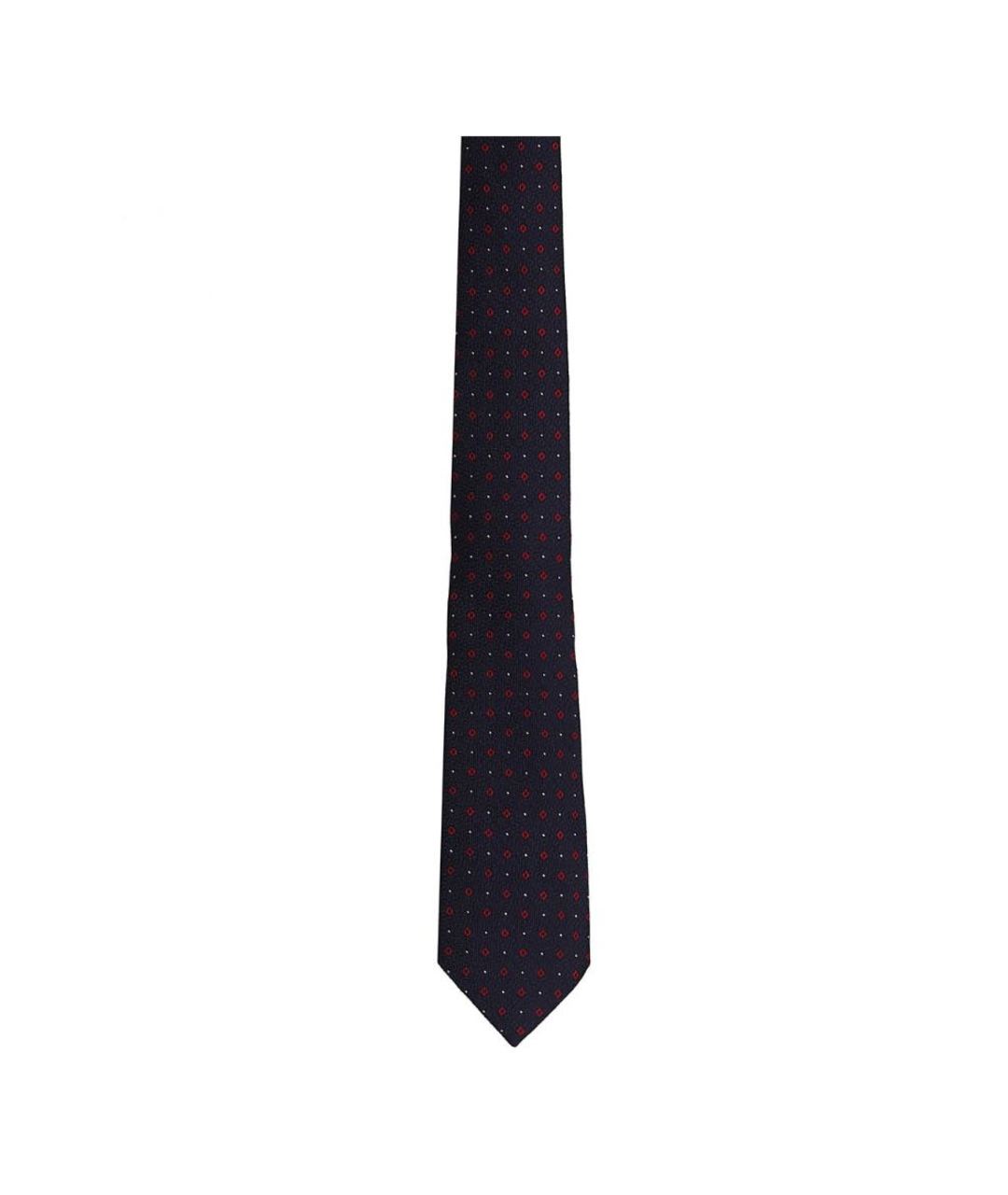 EMPORIO ARMANI Черный шелковый галстук, фото 1