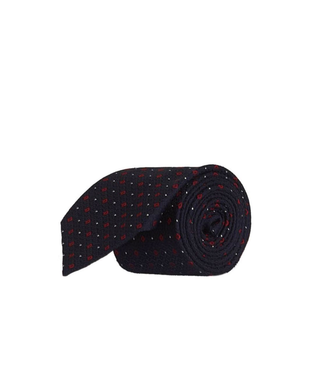 EMPORIO ARMANI Черный шелковый галстук, фото 3