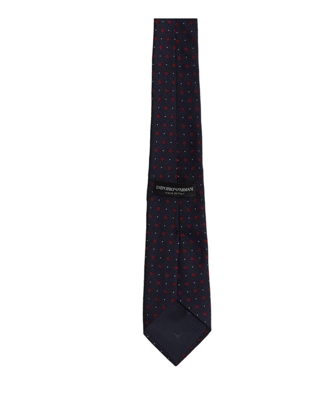 EMPORIO ARMANI Черный шелковый галстук, фото 2